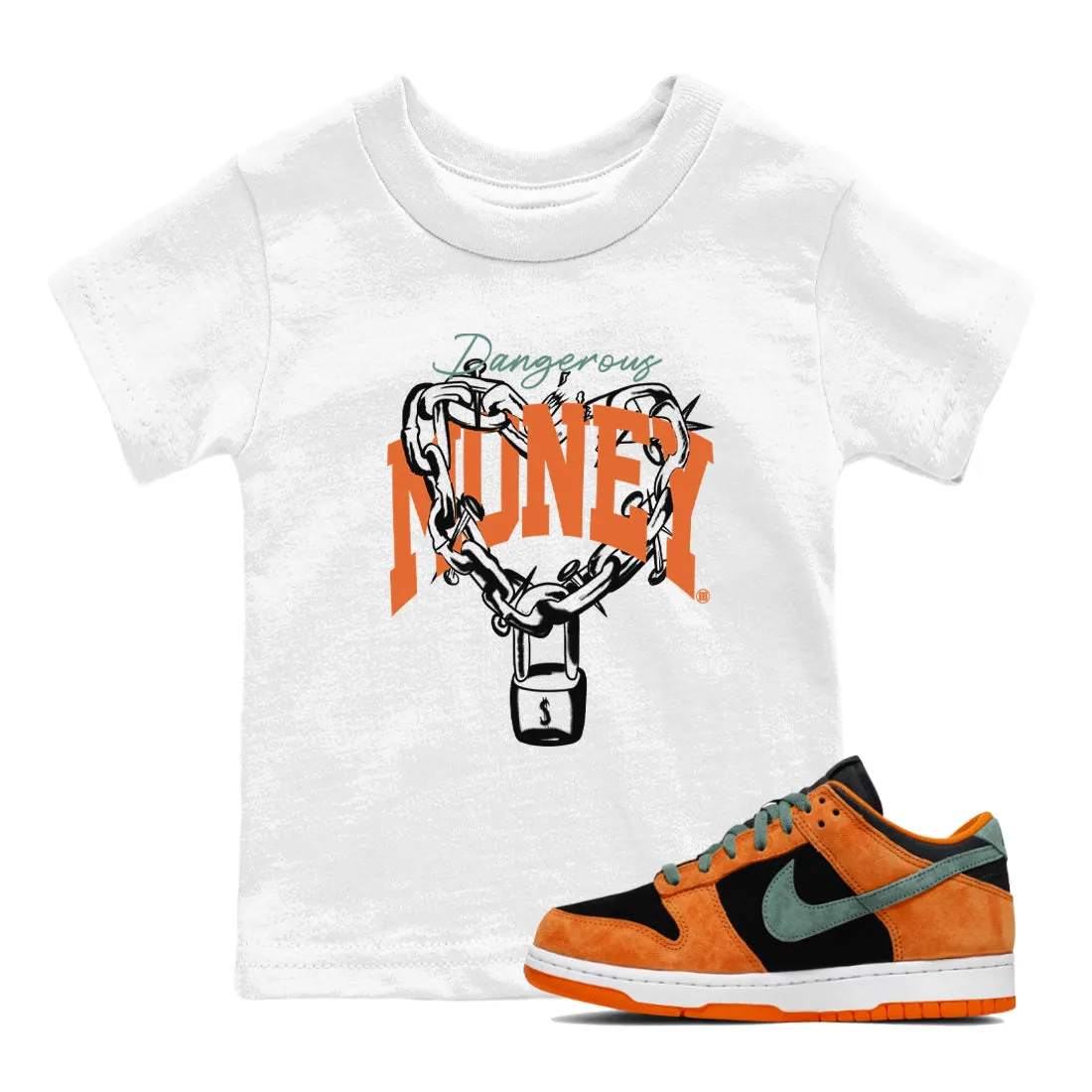 - Ceramic Dangerous Kids Sneaker Tees Money Touch-sensitive Innovative SNRT Dunk