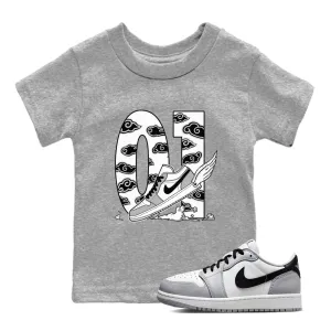 - Minimalistic Sneaker To Jordan Air Tees Wolf Fly Clouds Great value Kids SNRT 1 Grey The