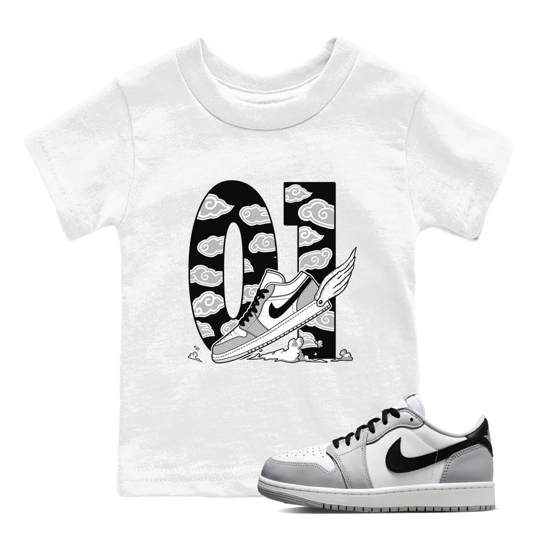 - Minimalistic Sneaker To Jordan Air Tees Wolf Fly Clouds Great value Kids SNRT 1 Grey The