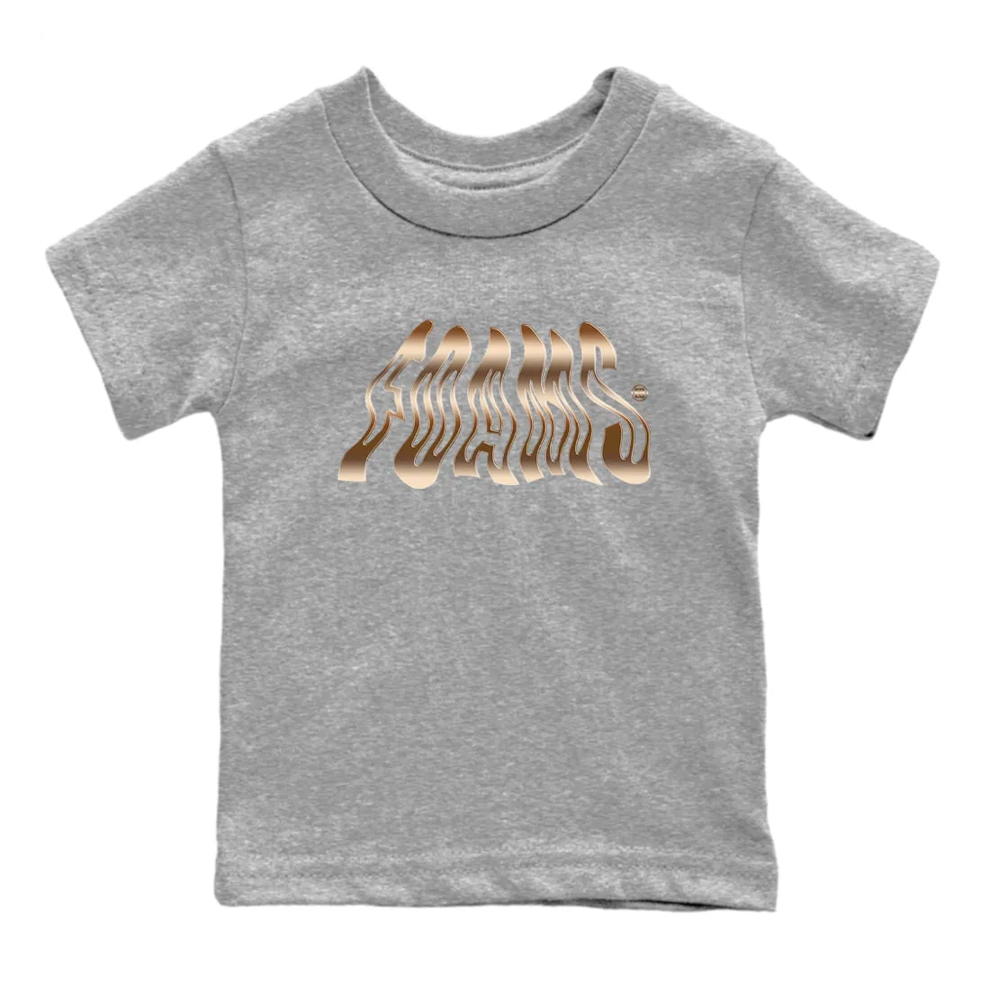 - One Smart technology Extensive range Kids Air Copper Sneaker Metallic Tees Foamposite Foams SNRT