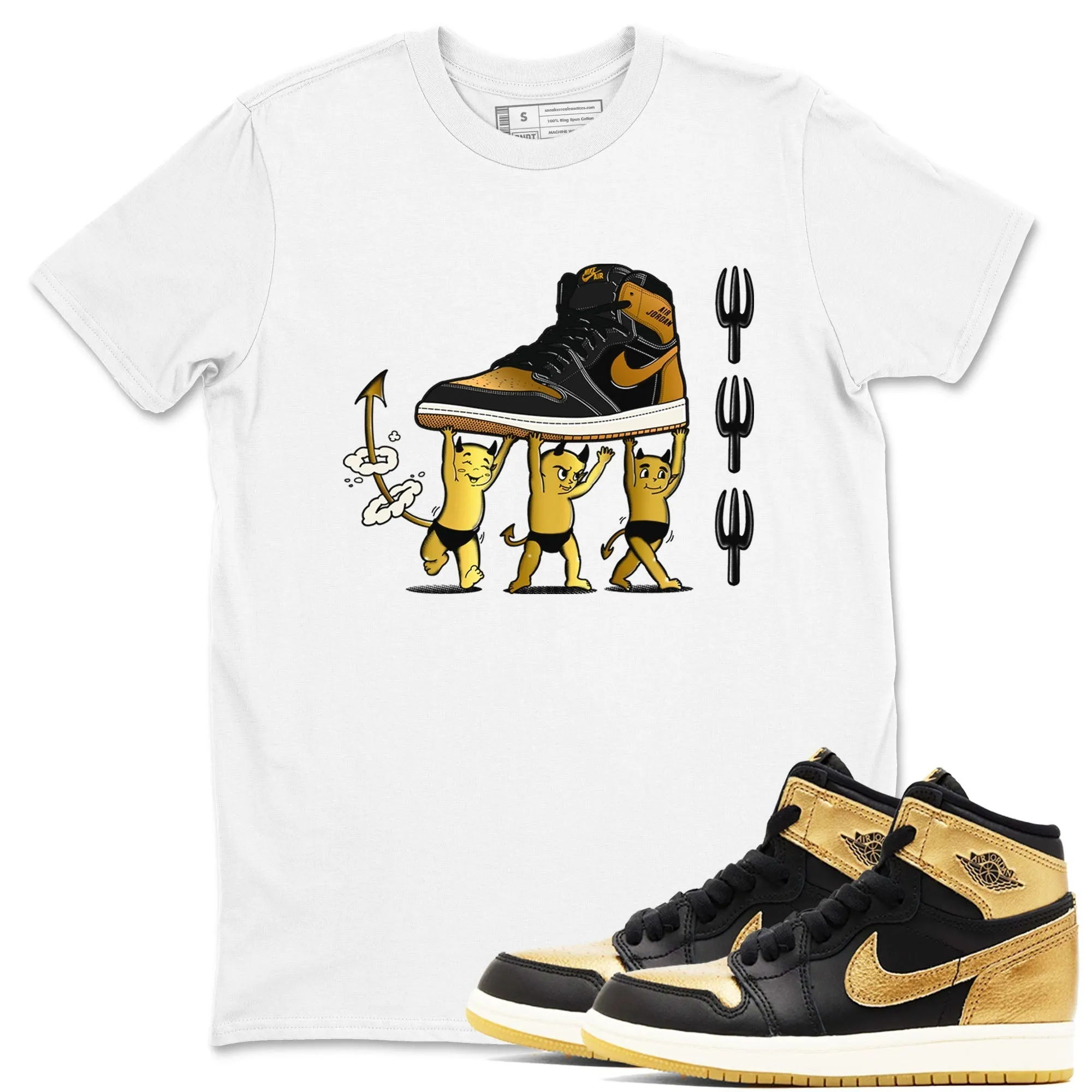 - Tees Sneaker Air Jordan Devil Perfectly constructed Repeat buyers Babies Metallic Gold SNRT 1 Black