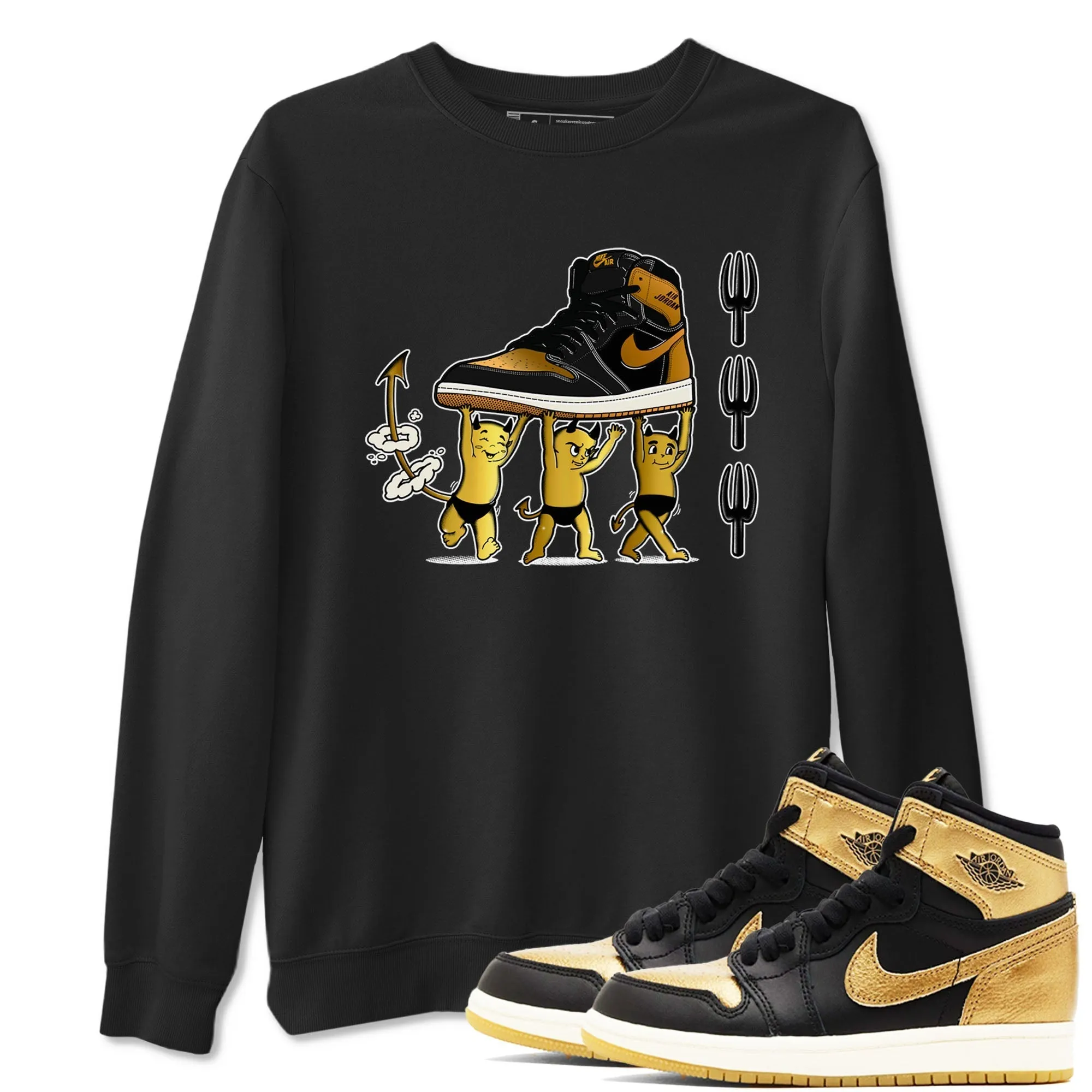 - Tees Sneaker Air Jordan Devil Perfectly constructed Repeat buyers Babies Metallic Gold SNRT 1 Black