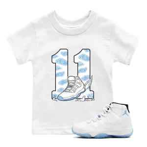 - The To Kids Top-selling Blue SNRT Jordan Air Legend 11 Best value Fly Clouds Sneaker Tees