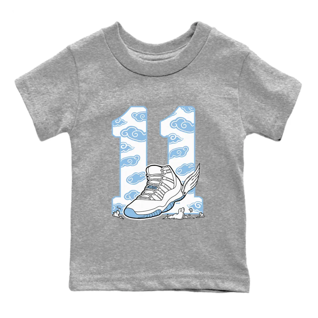 - The To Kids Top-selling Blue SNRT Jordan Air Legend 11 Best value Fly Clouds Sneaker Tees