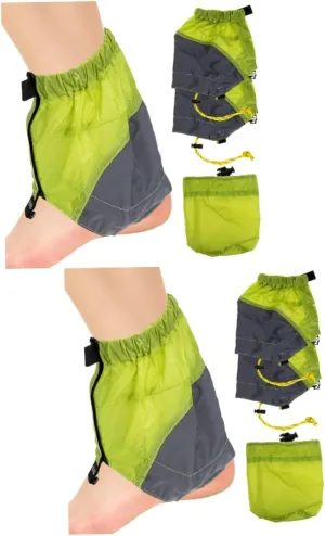 2 Pairs Snow Boots Leggings Shoe Covers Hiking Foot Covers Low Gaiters Waterproof Gaiters Hiking Gaiters