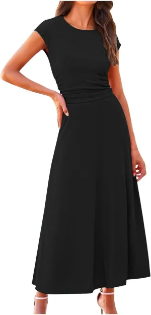 2 Piece Skirt Sets For Women Summer 2024 Sexy Elegant High Waisted Long Flowy Skirt Outfits Vacation Matching Set