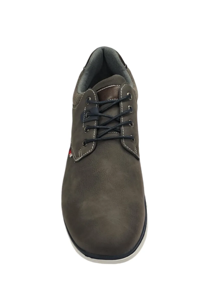 6th Sense Dolphin Casual Laced Shoe - Grey