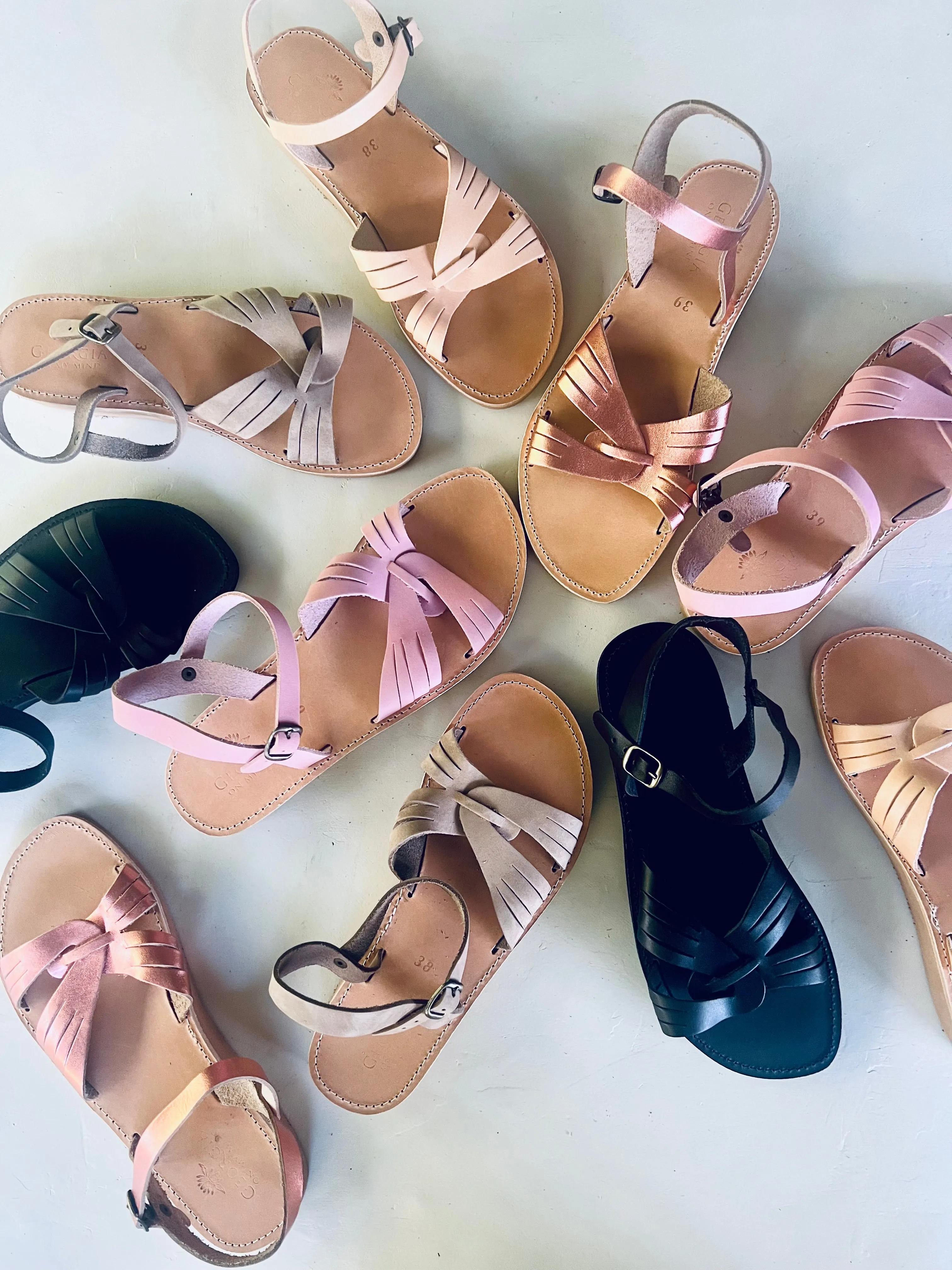 Agna Sandal- Pink Suede