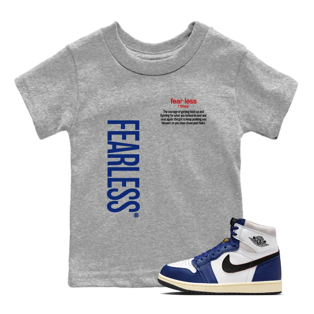 Air Air Jordan - Premium Kids Fearless Seamless delivery Rare Definition Tees 1 SNRT Sneaker