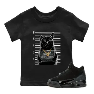 Air Bad Competitive Cat Cat Black Tees 3 Kids Jordan Sneaker SNRT Priority shipping -