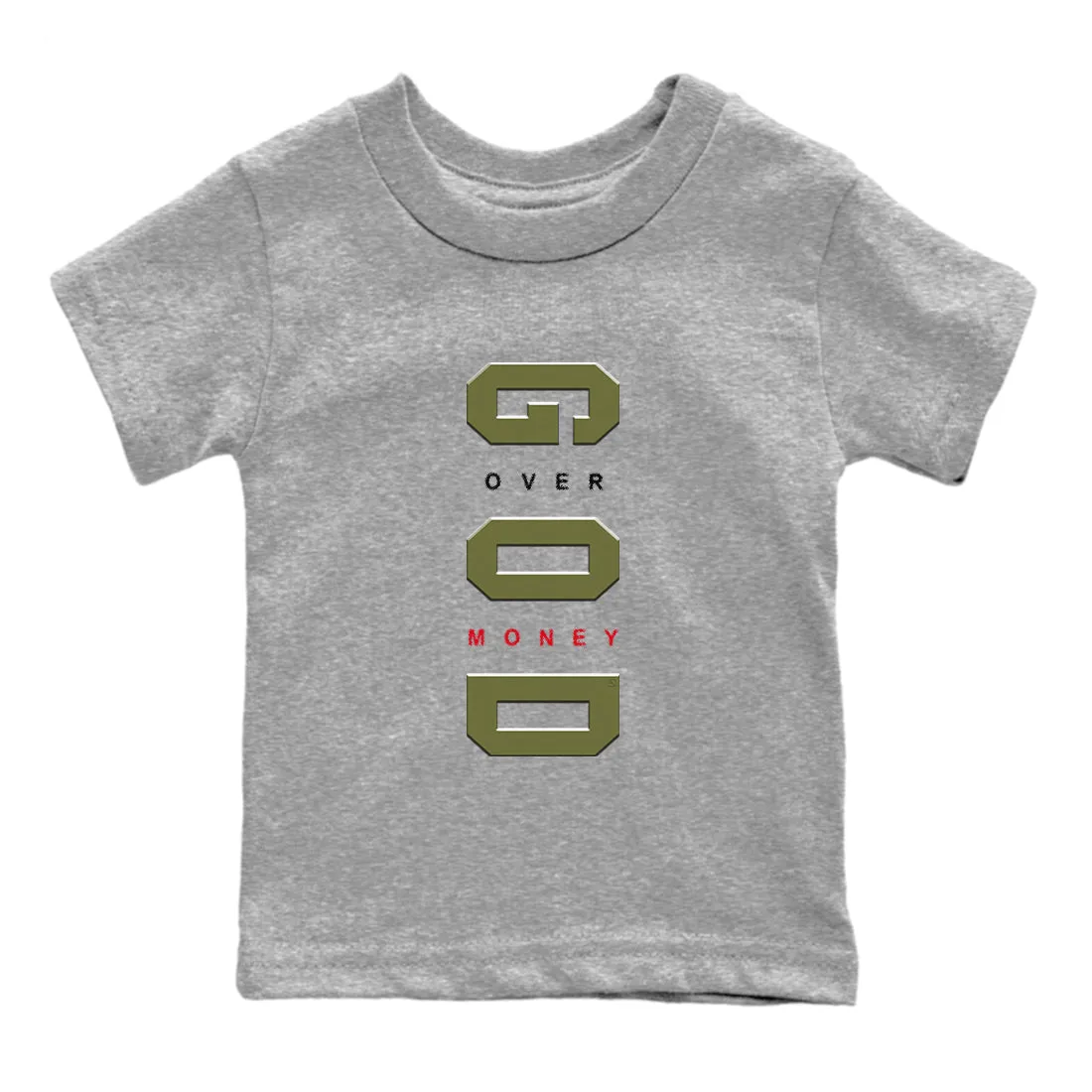 Air God Medium Over Olive Unbeatable variety Jordan Kids Sneaker Tees Scott Money Percentage-off Travis SNRT 1 -
