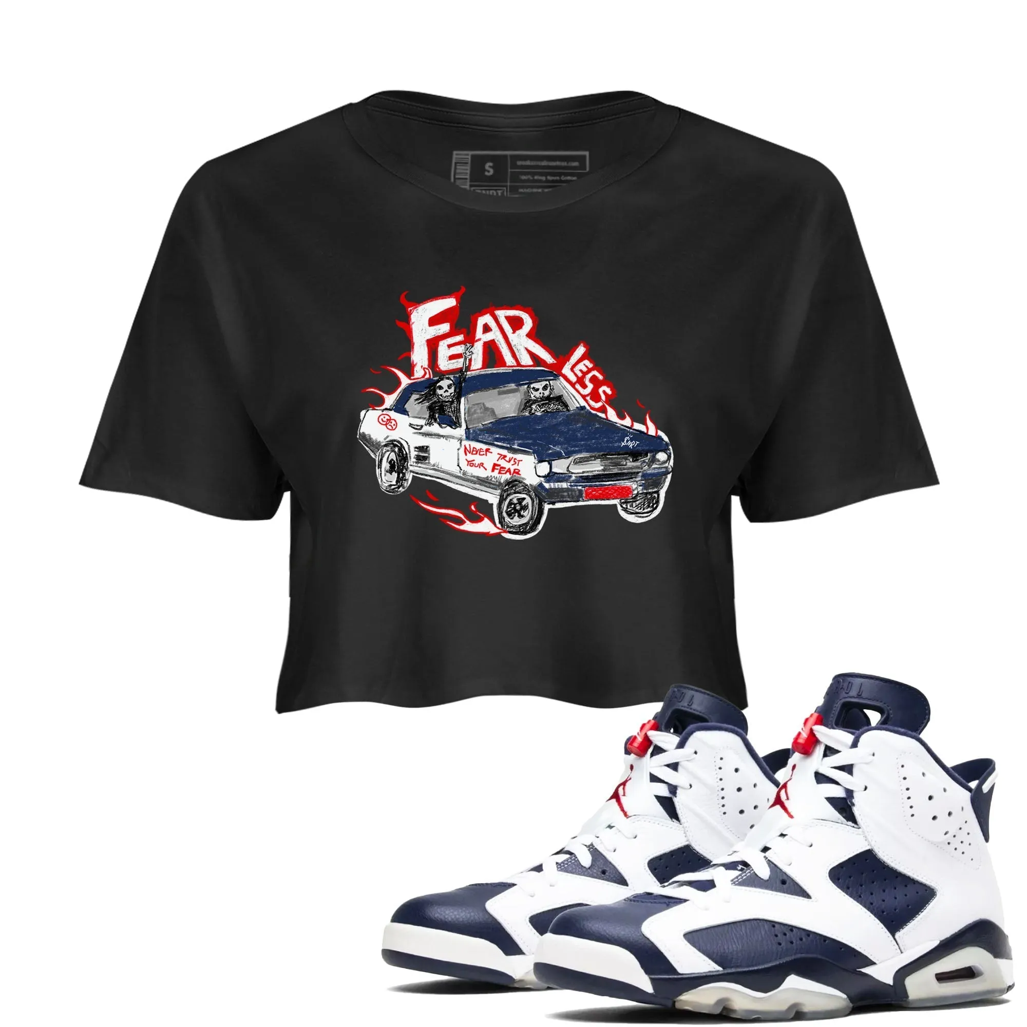 Air Jordan Navy Personalized assistance White Sneaker Women's Car 6 Fearless Fully-featured SNRT - Top Midnight And