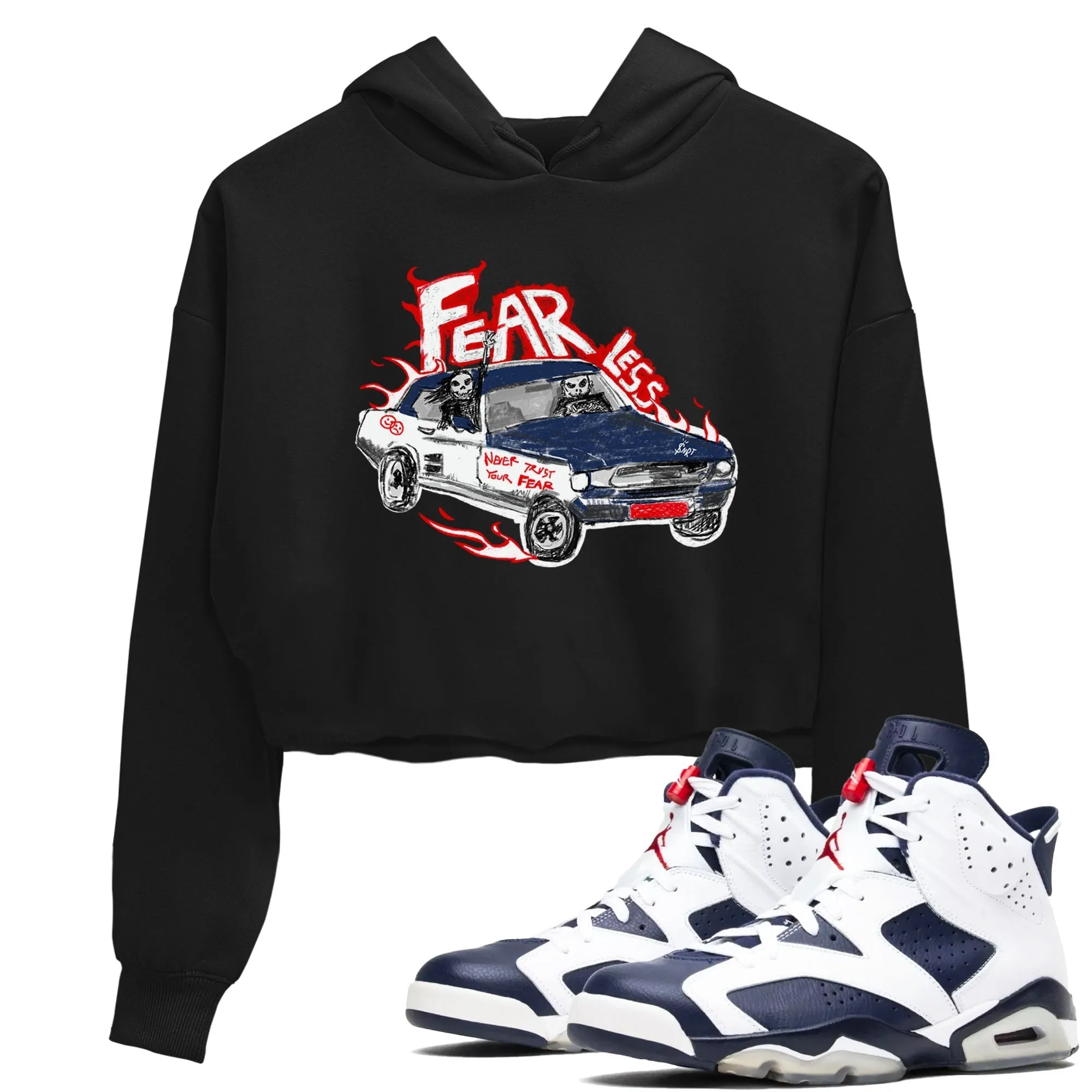 Air Jordan Navy Personalized assistance White Sneaker Women's Car 6 Fearless Fully-featured SNRT - Top Midnight And
