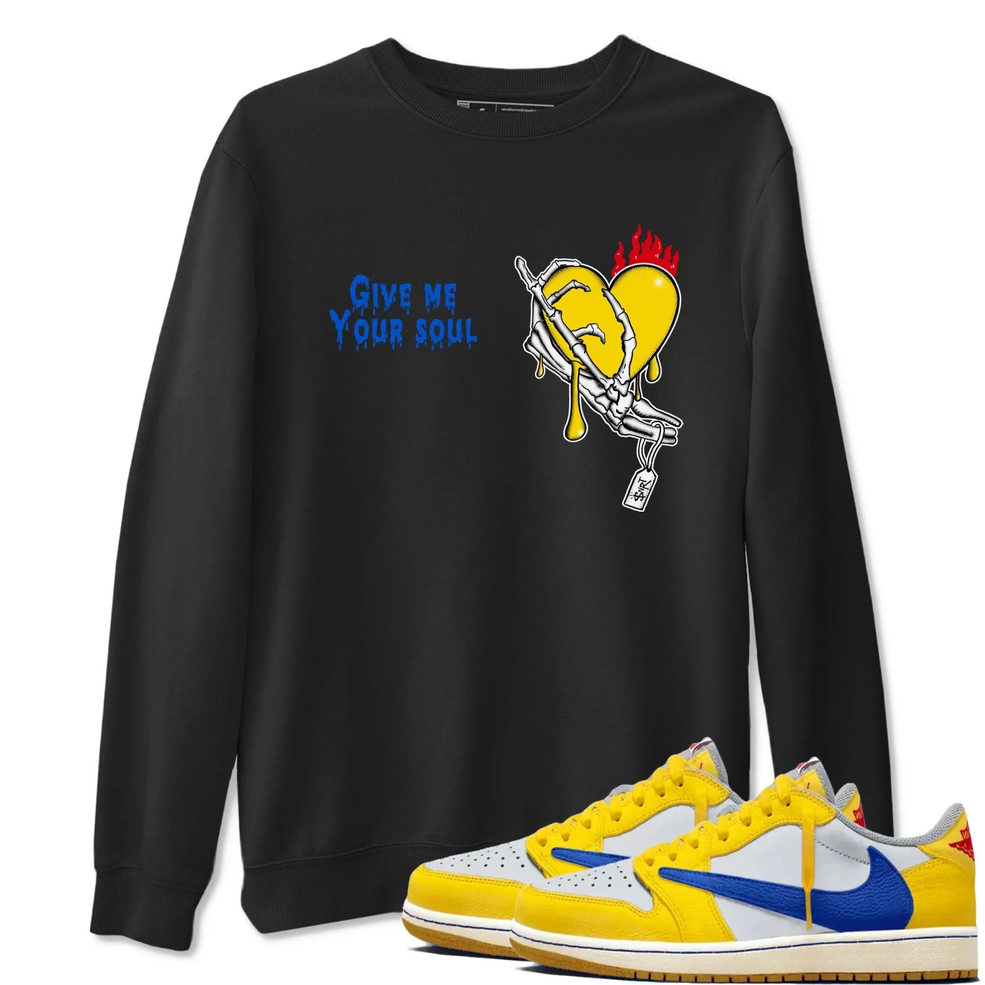 Air Tees Jordan Trustworthy Luxurious 1 SNRT - Me Your Scott Sneaker Canary Soul Give Travis