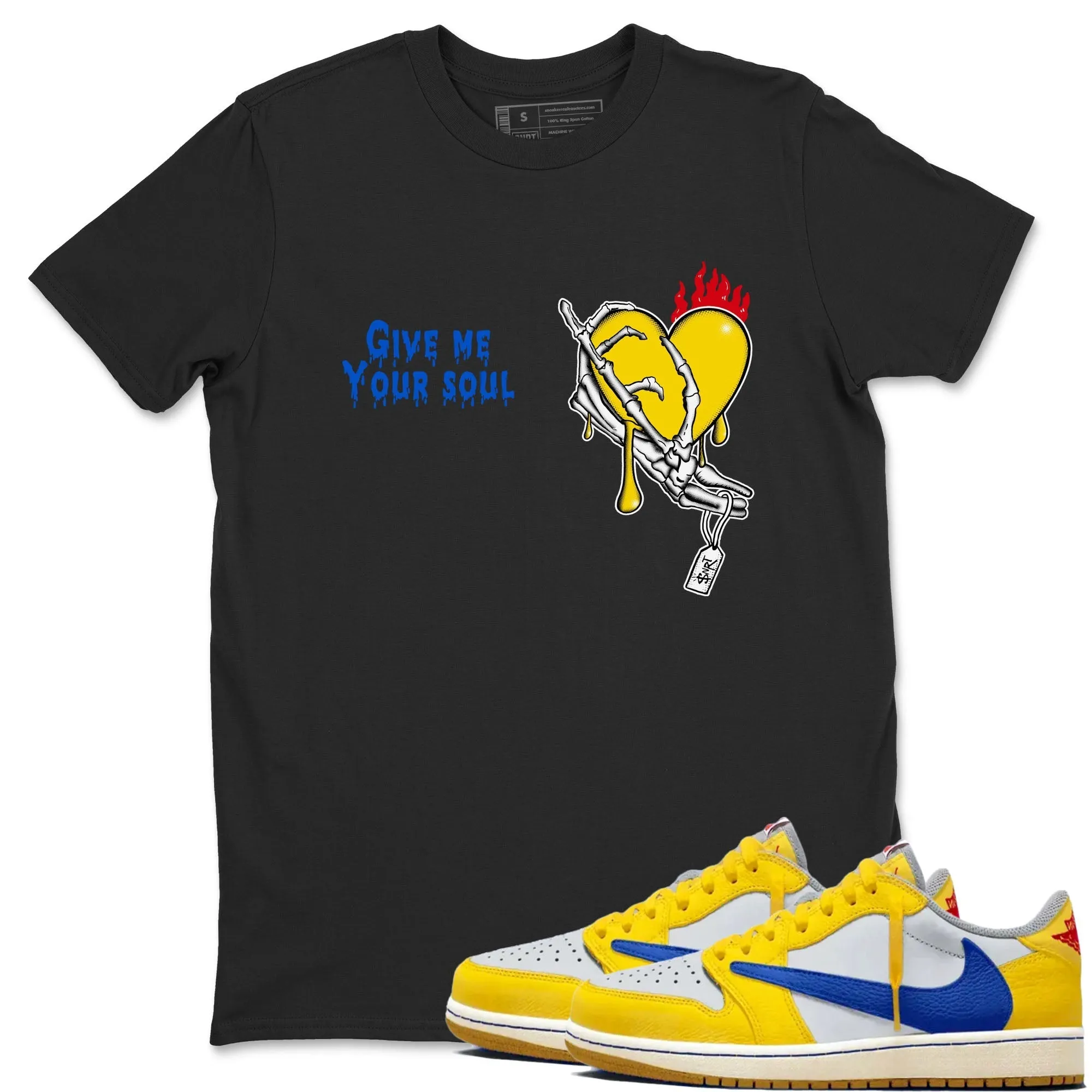 Air Tees Jordan Trustworthy Luxurious 1 SNRT - Me Your Scott Sneaker Canary Soul Give Travis