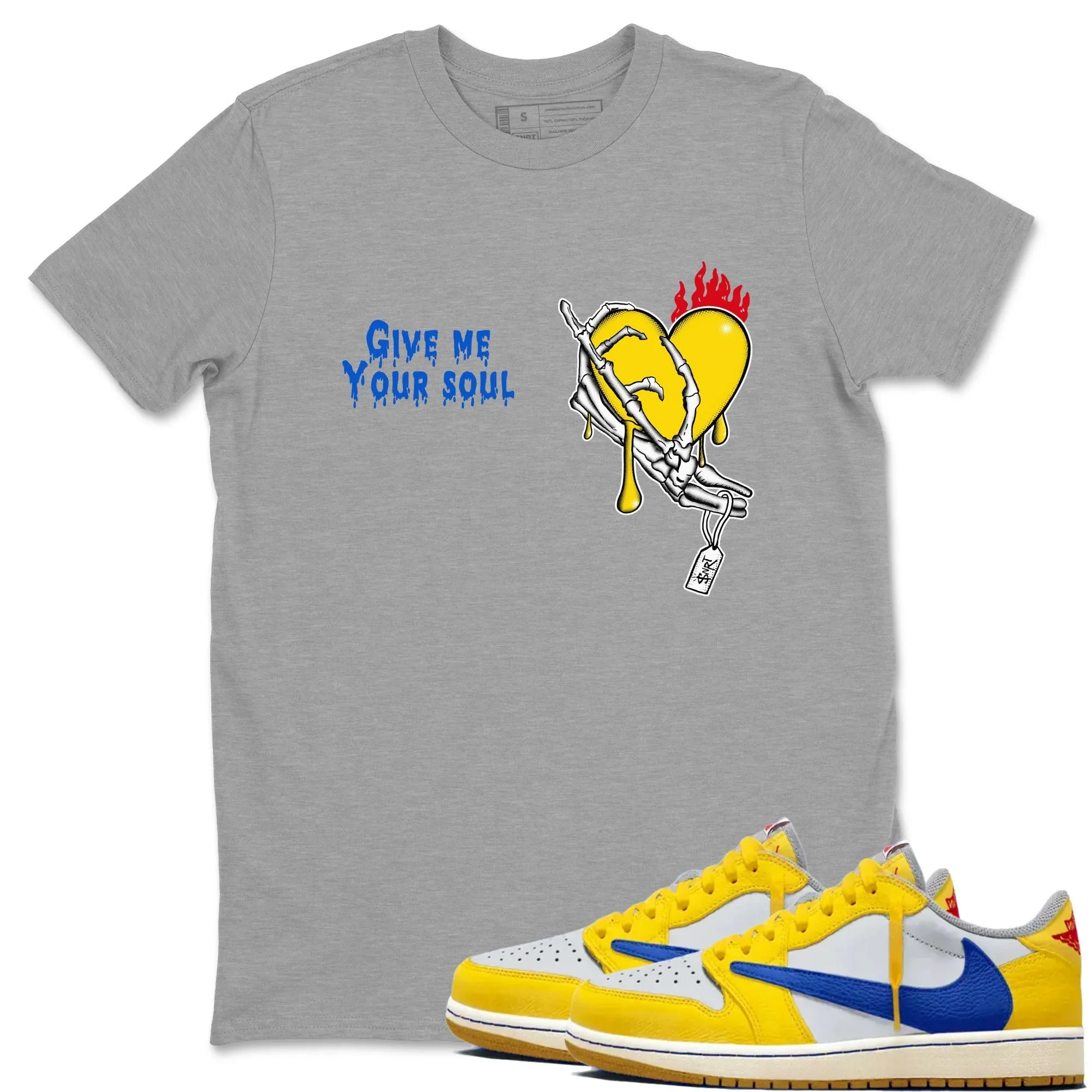 Air Tees Jordan Trustworthy Luxurious 1 SNRT - Me Your Scott Sneaker Canary Soul Give Travis