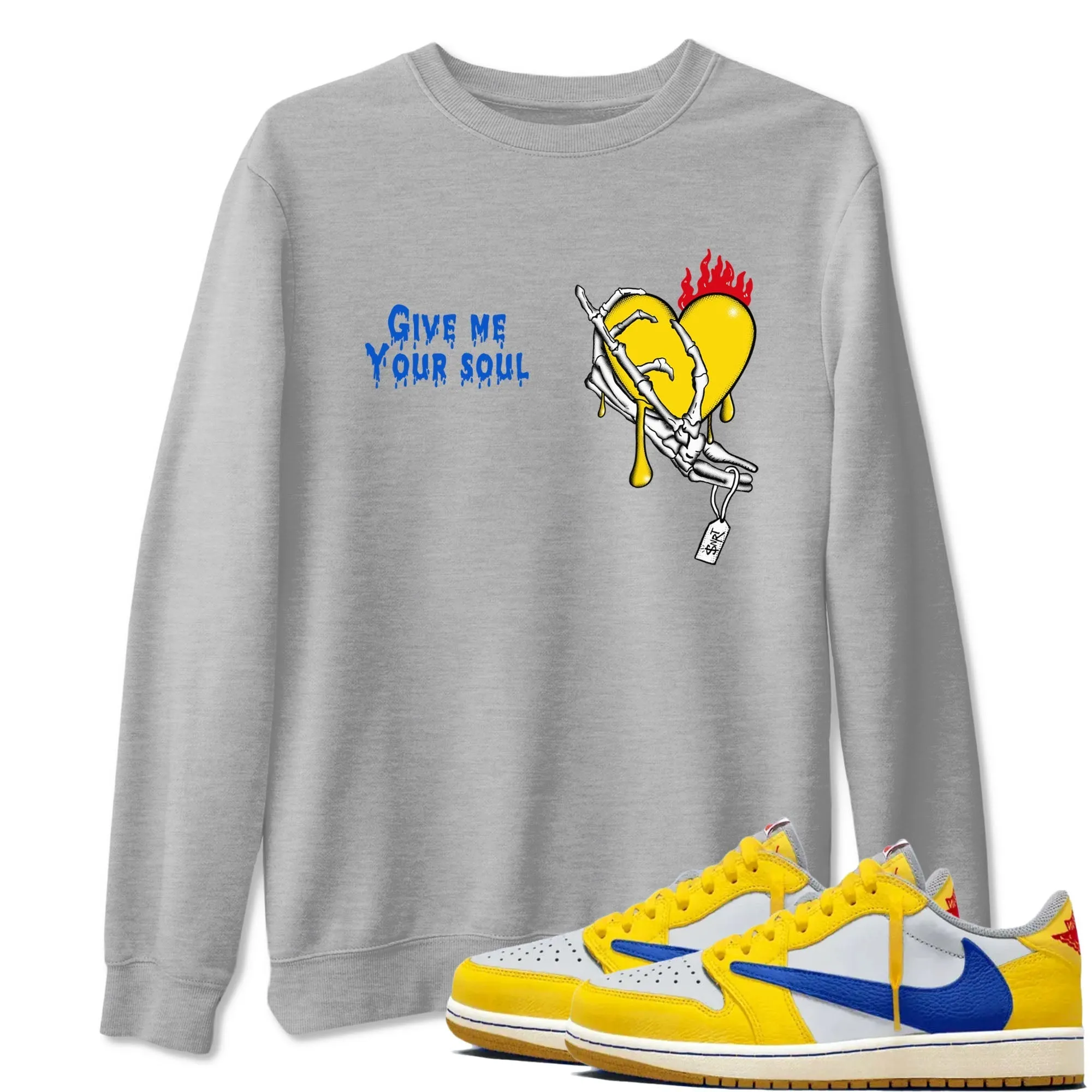 Air Tees Jordan Trustworthy Luxurious 1 SNRT - Me Your Scott Sneaker Canary Soul Give Travis