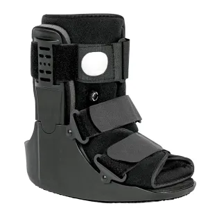 Air Walking Boot, Fracture Boot Short Walker Protection Fits Left or Right Foot Ankle Support for Injuries Fractures Sprains Black M