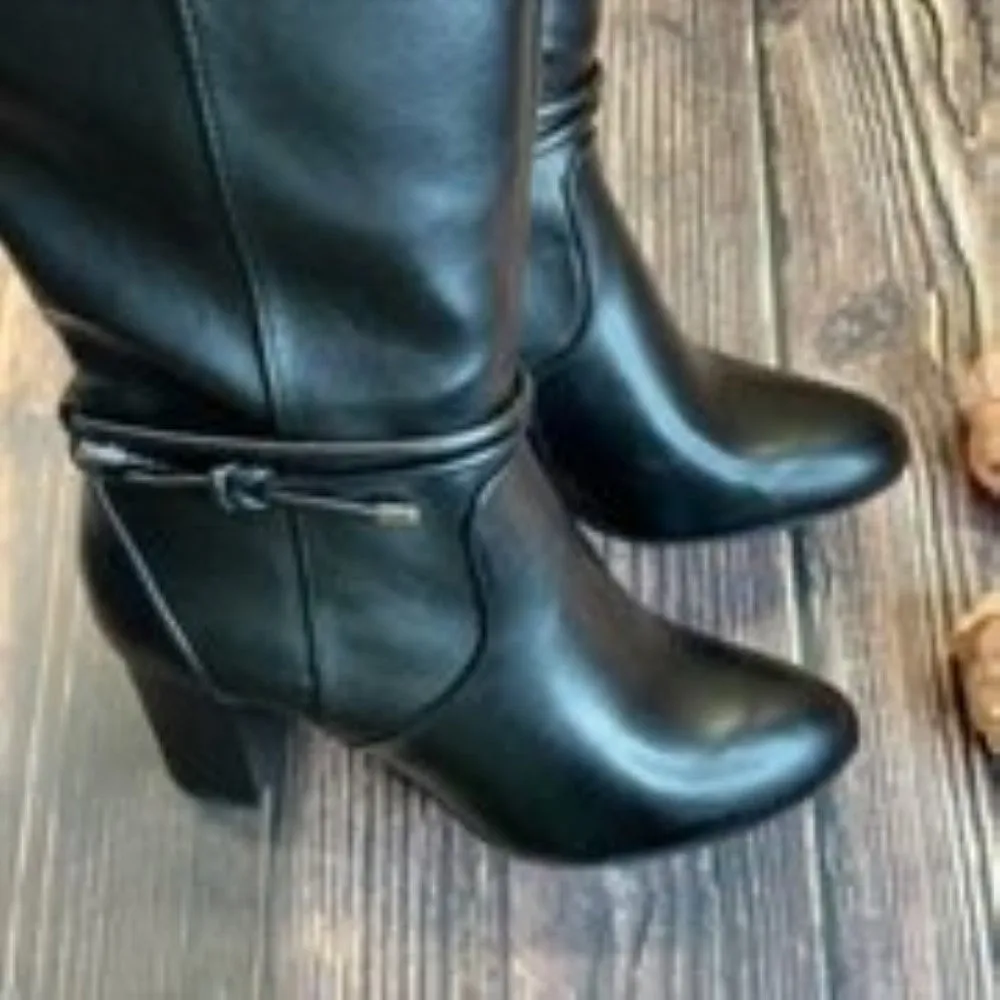 Alfani Black Manmade Boots 7M-WC