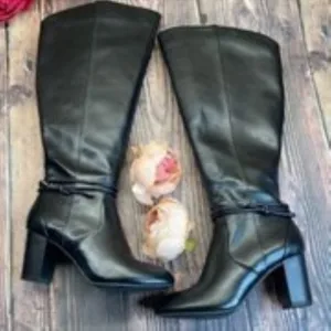 Alfani Black Manmade Boots 7M-WC