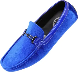 Amali The Original Men's Velvet Loafer Smoking Slippers in Paisley and Solid Designs Styles Roberto Piero