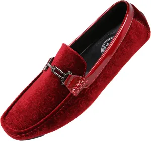 Amali The Original Men's Velvet Loafer Smoking Slippers in Paisley and Solid Designs Styles Roberto Piero