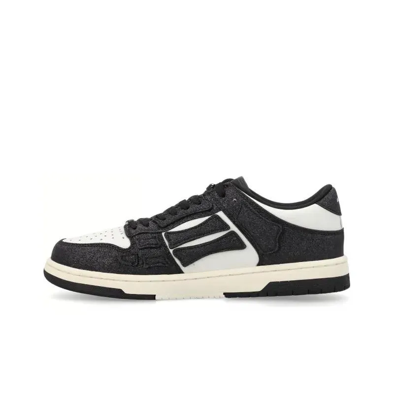 AMIRI Skel Top Low 'Black/White'