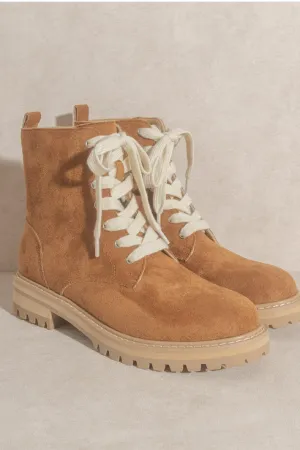 Amora Military Lace Up Boot