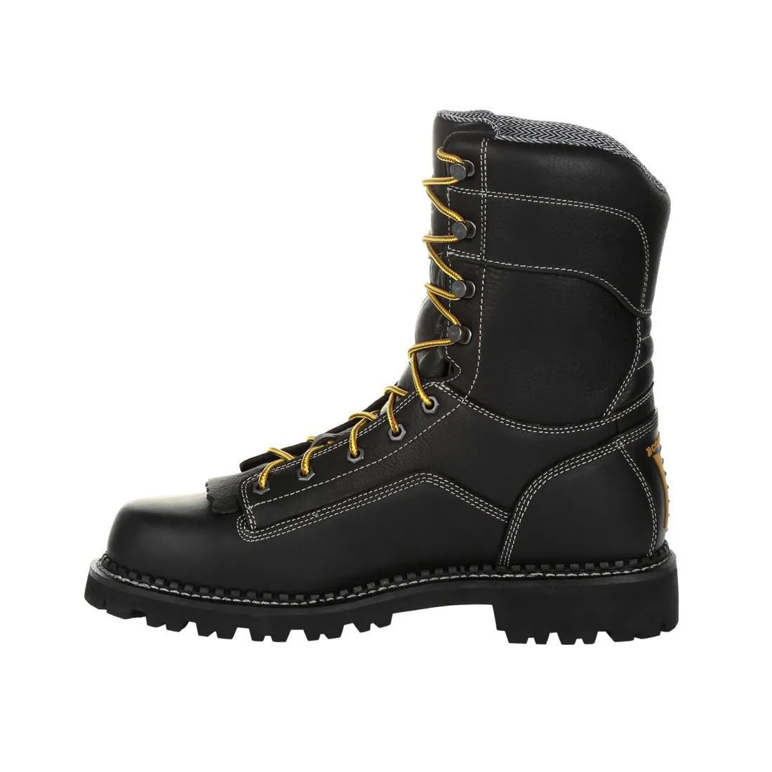 AMP LT Logger Low Heel Waterproof Work Boot Black
