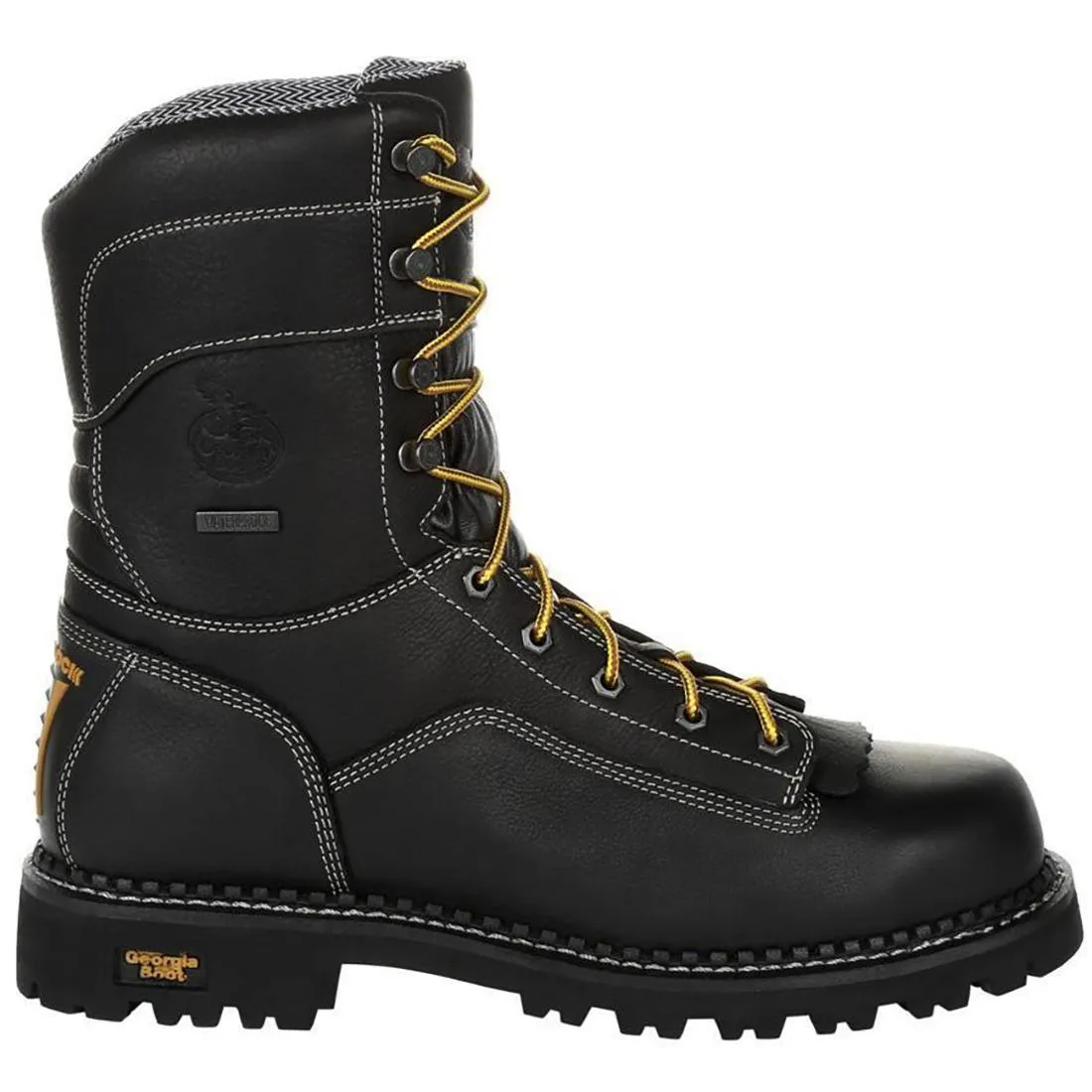 AMP LT Logger Low Heel Waterproof Work Boot Black