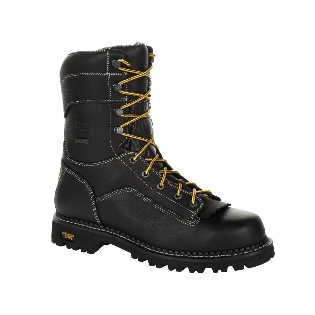 AMP LT Logger Low Heel Waterproof Work Boot Black