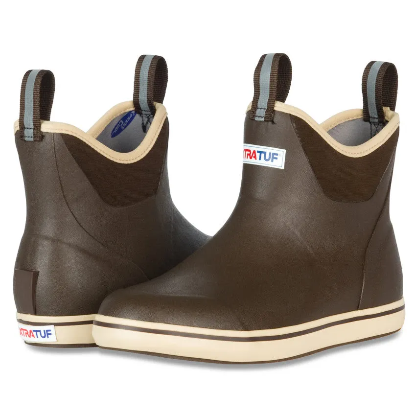 ANKLE DECK BOOT CHOCOLATE/TAN