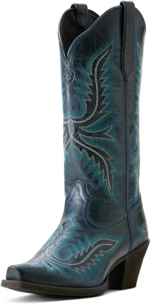 ARIAT Women`s Rafter Tan Vamp and 12In Top Round Up Boot