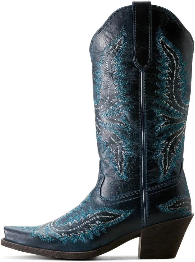 ARIAT Women`s Rafter Tan Vamp and 12In Top Round Up Boot
