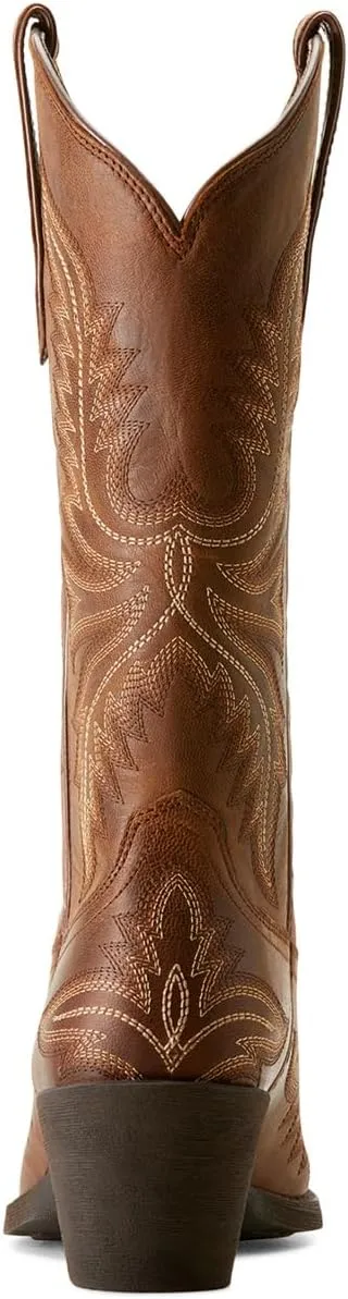 ARIAT Women`s Rafter Tan Vamp and 12In Top Round Up Boot