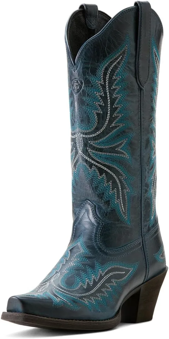 ARIAT Women`s Rafter Tan Vamp and 12In Top Round Up Boot