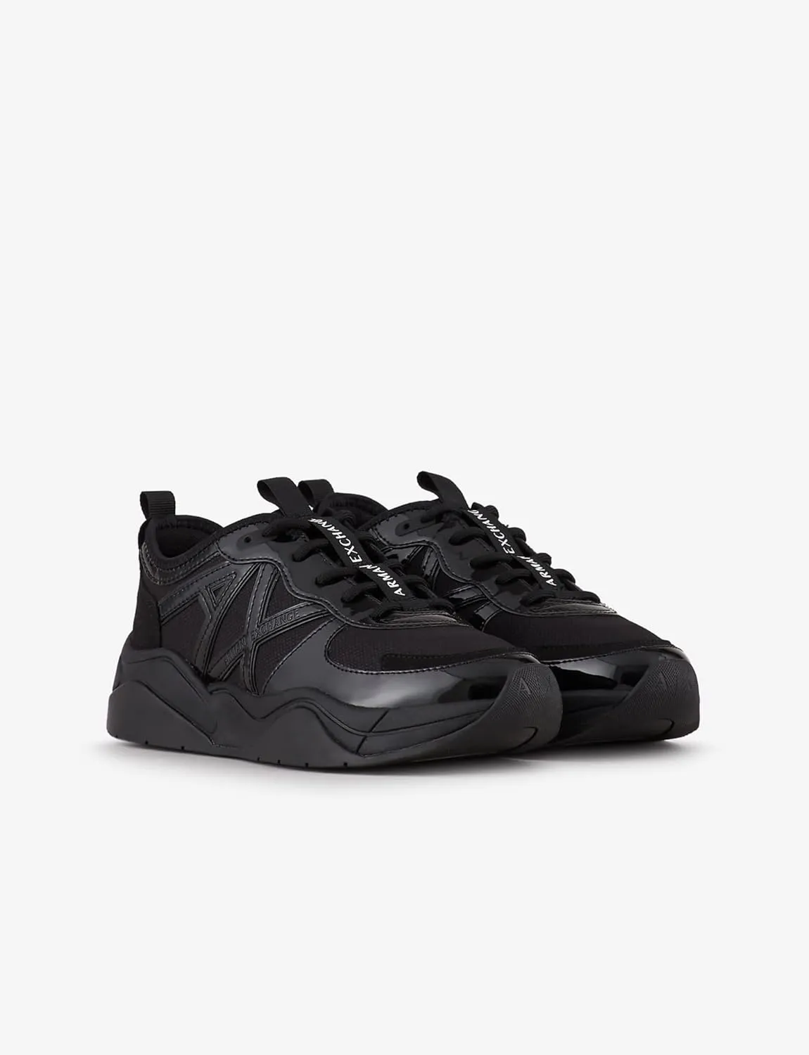 Armani Exchange Women's Ax Logo Streetwear Sneaker