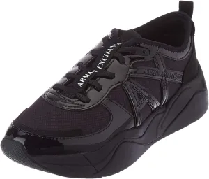 Armani Exchange Women's Ax Logo Streetwear Sneaker