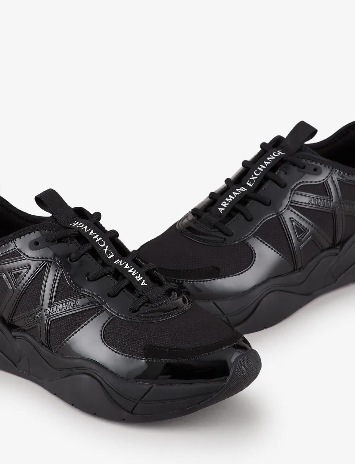 Armani Exchange Women's Ax Logo Streetwear Sneaker