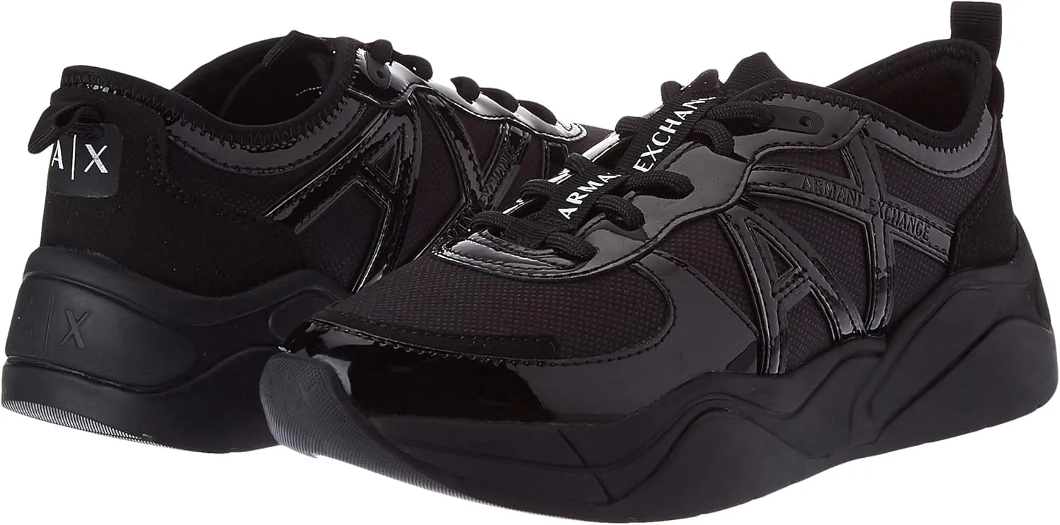 Armani Exchange Women's Ax Logo Streetwear Sneaker
