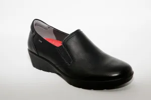 ATRAI - 4397 COMFORT SLIP ON SHOE - BLACK LEATHER