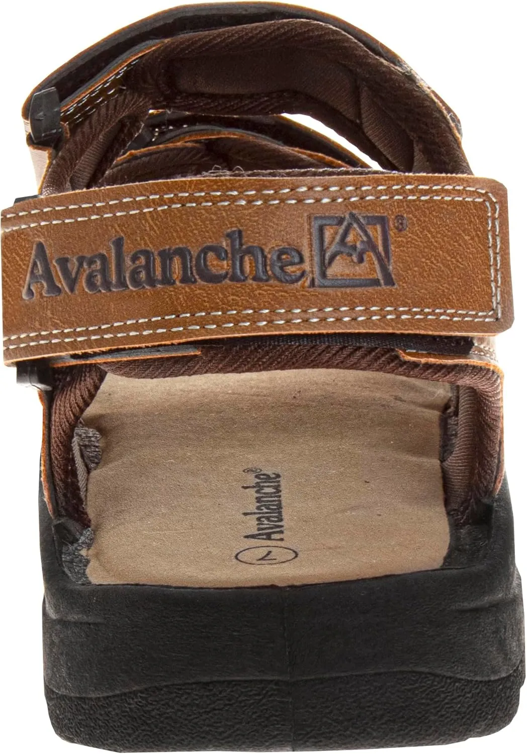 Avalanche Men's Open Toe Strap Adjustable Waterproof Fisherman Sandal Summer Beach Water Shoe