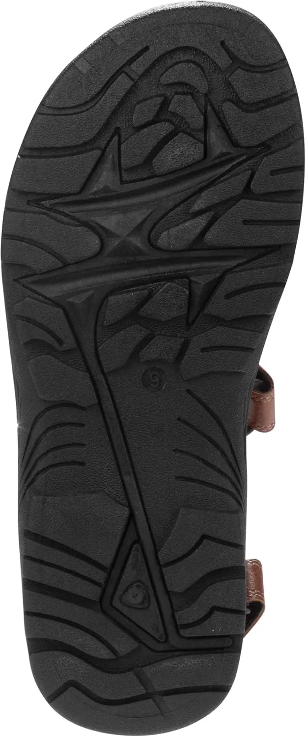Avalanche Men's Open Toe Strap Adjustable Waterproof Fisherman Sandal Summer Beach Water Shoe