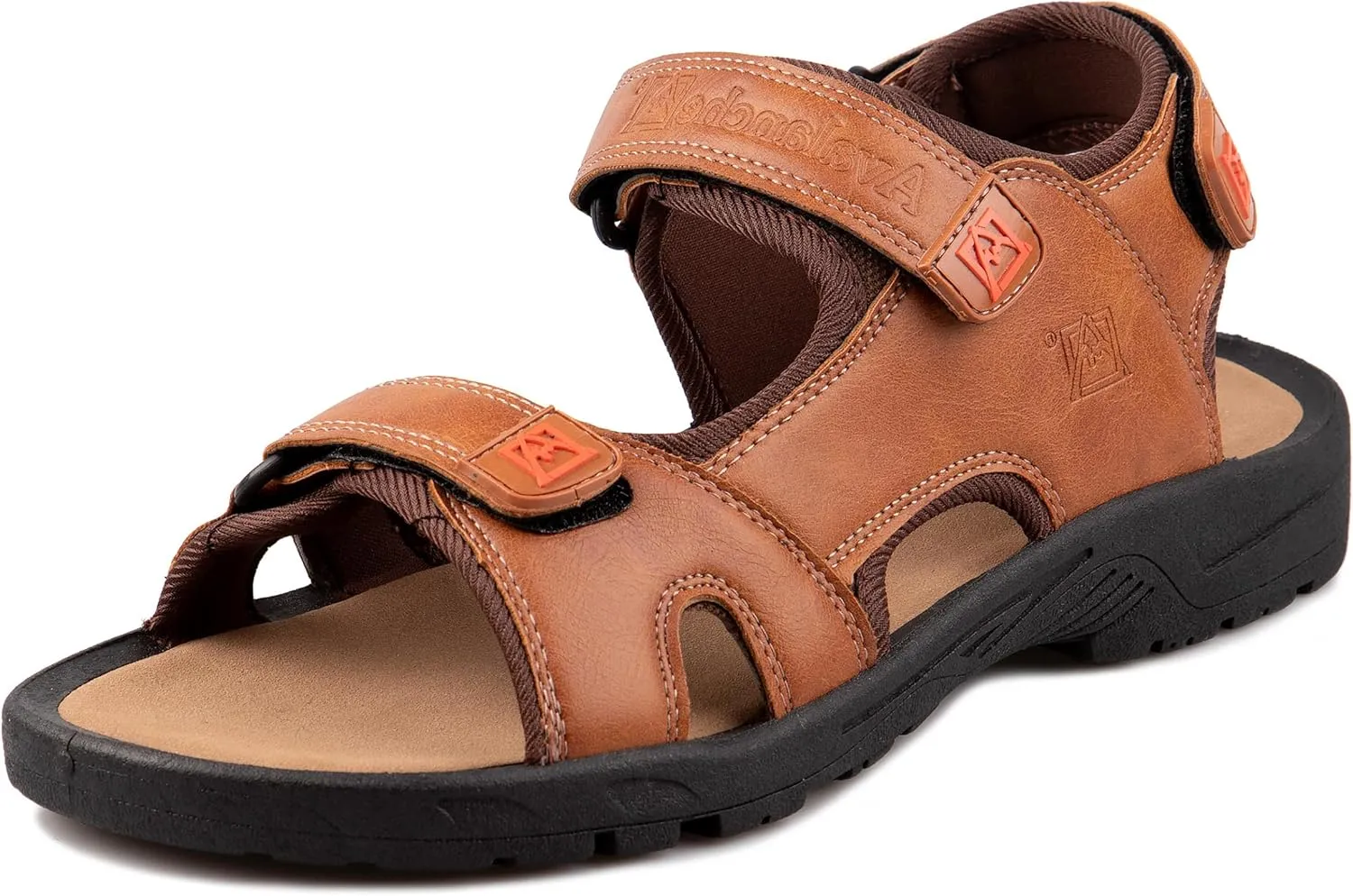 Avalanche Men's Open Toe Strap Adjustable Waterproof Fisherman Sandal Summer Beach Water Shoe