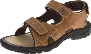 Avalanche Men's Open Toe Strap Adjustable Waterproof Fisherman Sandal Summer Beach Water Shoe