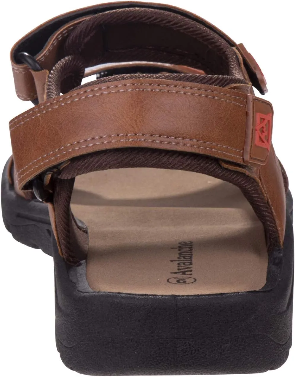 Avalanche Men's Open Toe Strap Adjustable Waterproof Fisherman Sandal Summer Beach Water Shoe