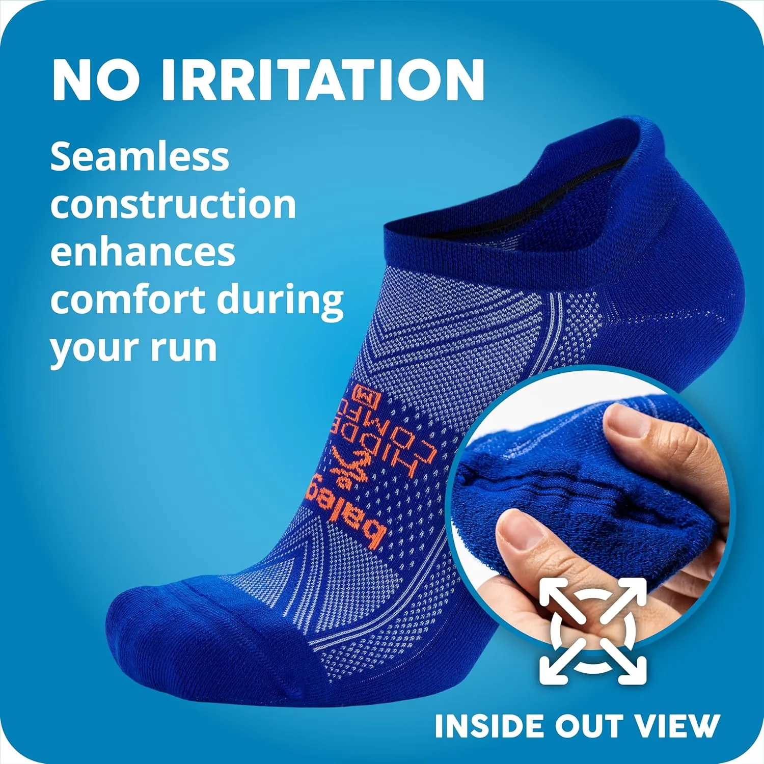 Balega Hidden Comfort Performance No Show Athletic Running Socks for Men and Women (3-Pack)