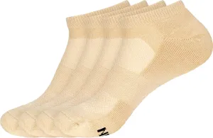 BambooMN Men and Women's Rayon from Bamboo Low Cut Ankle Socks for Sports, Work and Everyday Wear - 4 Pairs - Unisex Sizing