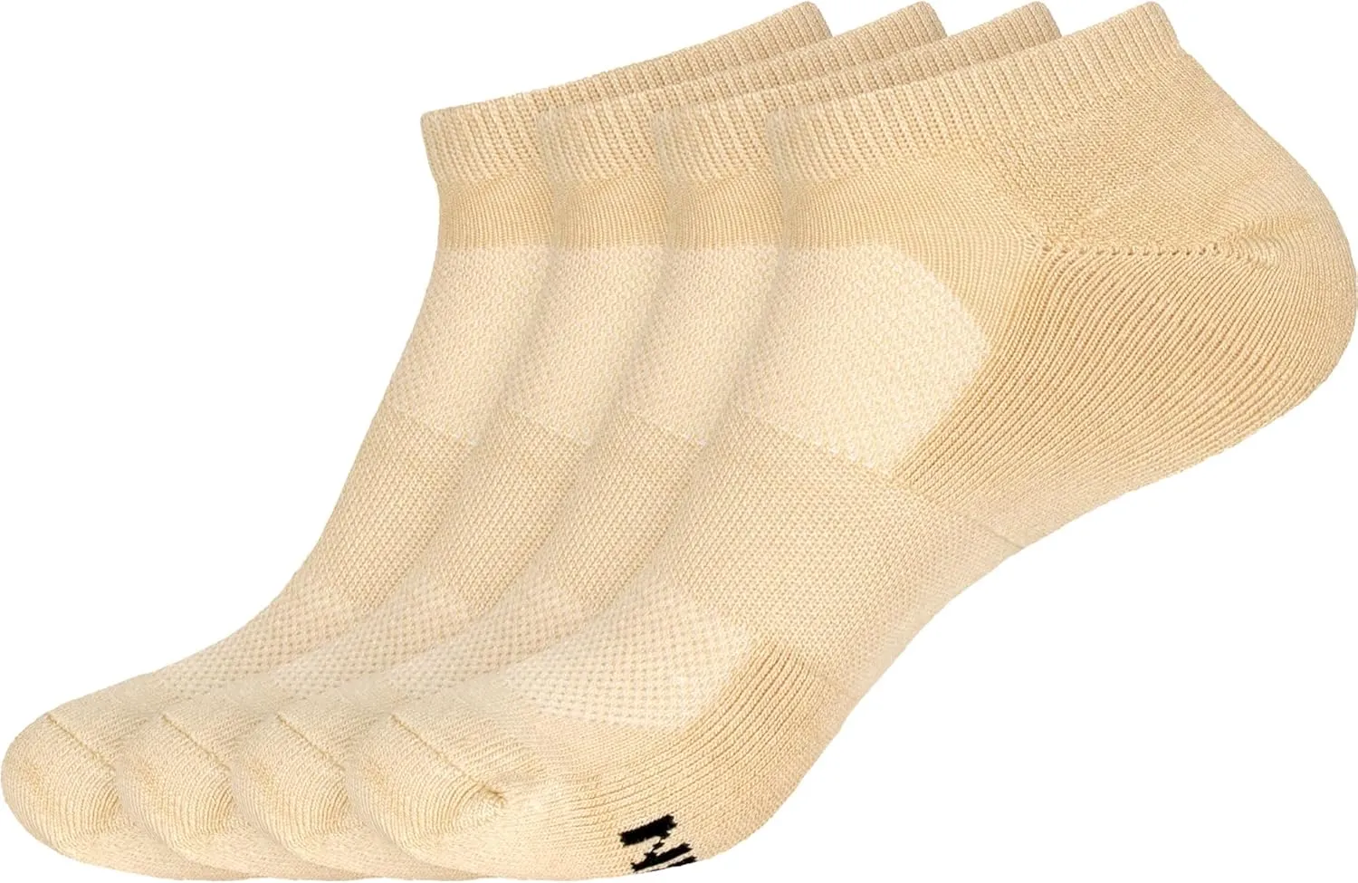 BambooMN Men and Women's Rayon from Bamboo Low Cut Ankle Socks for Sports, Work and Everyday Wear - 4 Pairs - Unisex Sizing