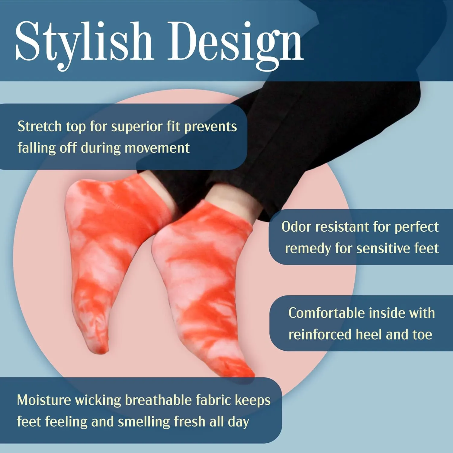 BambooMN Men and Women's Rayon from Bamboo Low Cut Ankle Socks for Sports, Work and Everyday Wear - 4 Pairs - Unisex Sizing